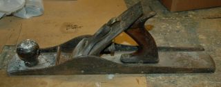 Antique Stanley Rule & Level Co. ,  Wood Plane 6,  17.  5 ",  Late 1800 