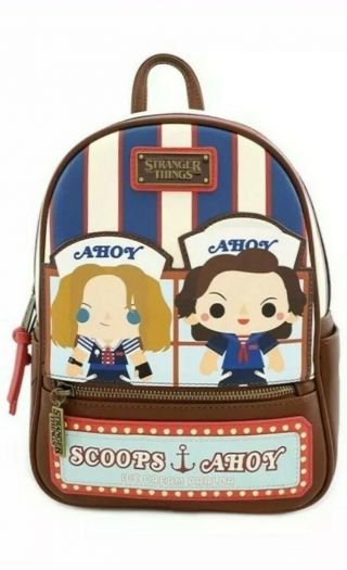 Sdcc 2019 Loungefly Stranger Things Scoops Ahoy Mini Back Pack Exclusive