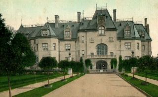 Circa 1910 Ochre Court,  Residence Mrs Ogden Goelet,  Newport,  R.  I.  Vintage P14