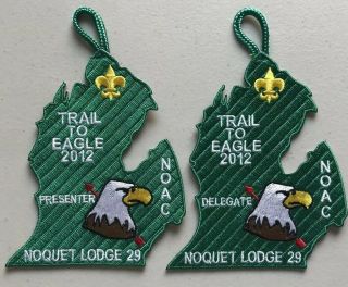 Noquet Lodge 29 Trail To Eagle 2012 Noac Presenter,  Delegate Oa Boy Scout