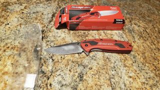 Red Kershaw Snap - On Hype Spring Assisted So84r Pocket Knife Speedsafe