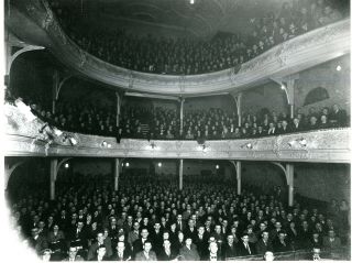 Photograph Crowd In The Theatre Royal Barrow - In - Furness In 1937