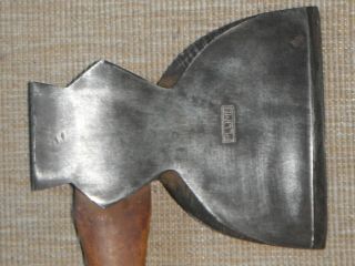 Rare Vintage Plumb Hewing Axe 5 1/2 " Blade 3 Lb Head 16 " Hickory Handle