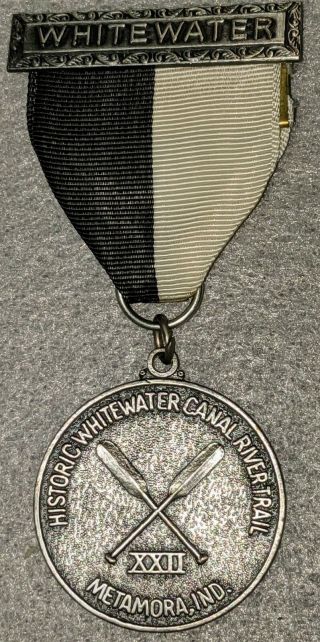 Boy Scout Trail Medal - Historic White Water Canal River Trail Xxii Meyamora Ind
