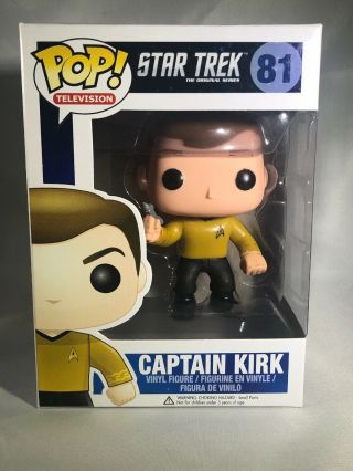 Star Trek The Series Funko Pop Tv Captain Kirk Vinyl Figure 81