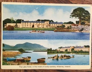 The Lake Hotel Killarney Ireland Irish Postcard