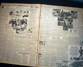 NILE KINNICK Iowa Hawkeyes College Football WINS HEISMAN TROPHY 1939 Newspaper 4