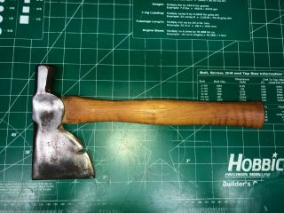 Vintage Sears Craftsman Carpenters Axe Hatchet Size 2 Forged Steel