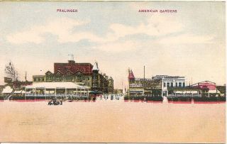 Fralinger And American Gardens In Atlantic City Nj Postcard