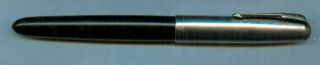Vintage 1946 Parker 51 Fountain Pen (chrome Cap & Gf Clip)