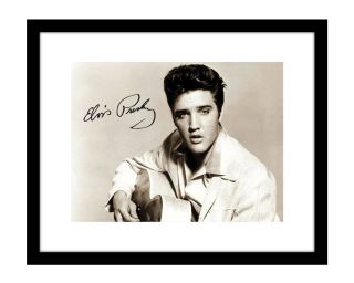 Young Elvis Presley 8x10 Signed Photo Print Hound Dog The King Rock & Roll