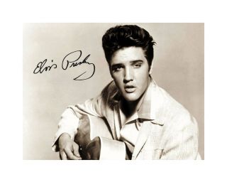 Young Elvis Presley 8x10 Signed Photo Print Hound Dog The King Rock & Roll 2