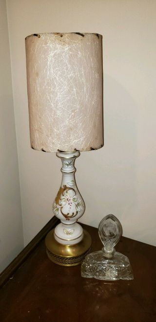 Vintage Fiberglass Clip On Lamp Shades Mid Century Modern