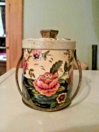 Vintage Murray - Allen Water Flower Confection Tin England English Christmas Idea