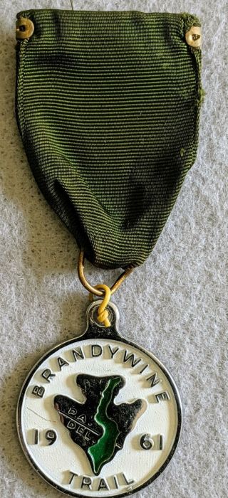 Boy Scout Trail Medal - Brandywine Trail 1961 - Pa / Del