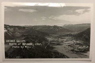 Animas Valley North Of Durango Colo Photo By Will Co Colorado Rppc