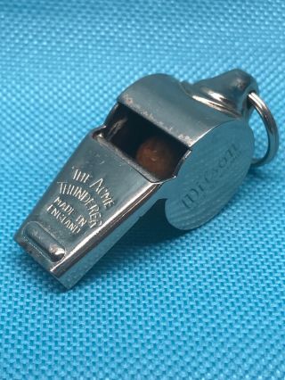 Antique Vintage Wilson Acme Thunder Whistle Made In England Police