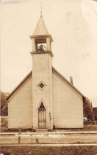 E95/ Bergholz Ohio Rppc Postcard Jefferson Co 1911 Methodist Church 19