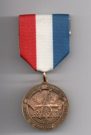 Battle Of Guilford Courthouse Trail Medal,  Keyauwee Lodge 70,  North Carolina
