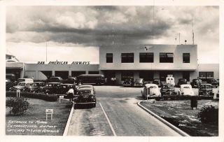 Paa - 1940’s Aviation Pan American Airways System Airport At Miami,  Florida