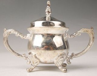 Rare Chinese Silver - Plated Handmade Teapot Milk Pot Home Decoration