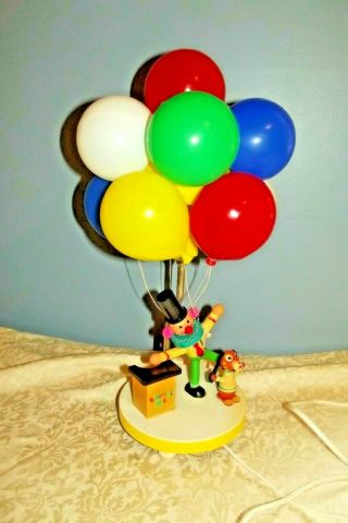 Vintage 1972 Balloon Clown & Dog Children 
