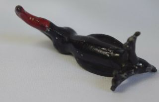 Vintage Cast Iron Toucan Bird Figurine 3