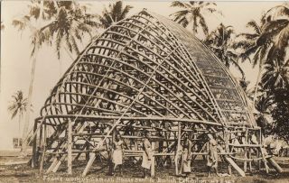 Samoa: Frame Work Of Samoan House Sent To British Exhibition Rp - H.  J.  T.