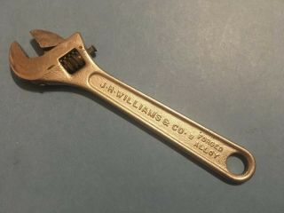 Vintage J.  H.  Williams Adjustable 6 " Locking Wrench Superjustable Usa
