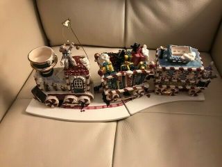 Blue Sky Clayworks Goldminc North Pole Express With Tracks 2004 With Boxes