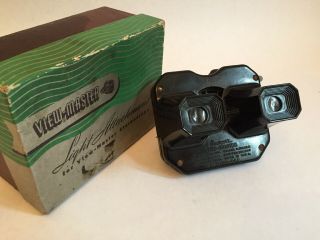 Vintage Viewmaster Viewer Indian Issue And Light Attachment