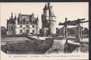 France Postcard - Chenonceaux - Le Chateau - La Facade B1053
