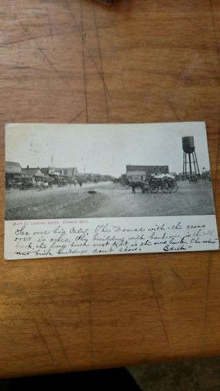 Rare 1906 Main St.  Looking North,  Guymon,  Oklahoma (still A Territory)