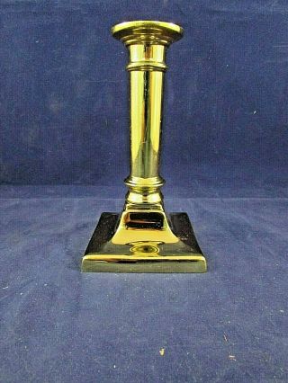 THREE VIRGINIA METALCRAFTERS CAST BRASS CANDLE HOLDERS 2