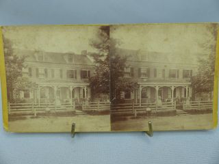Scarce Antique Stereoview Fort Washington Montgomery County Pa S R Fisher Photo