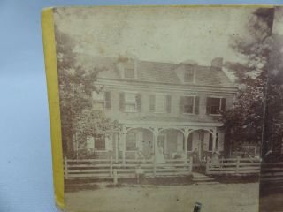 Scarce Antique Stereoview Fort Washington Montgomery County Pa S R Fisher Photo 3