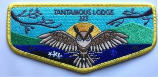 Boy Scout Oa 223 Tantamous Lodge Yellow Border Flap