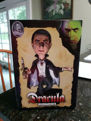 Dracula Universal Studios Monster Head Knocker Bobble Head Neca Nib