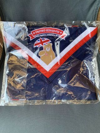 Official 2019 24th World Scout Jamboree Neckerchief Necker Uk Tea Bear