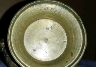 Vintage Sarna Brass India Marked Tea Pot Turkish Pitcher 4