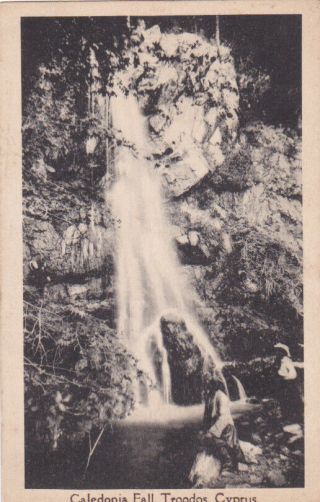 Cyprus Postcard Caledonia Fall Platres Troodos Mountains Foscolo 1910