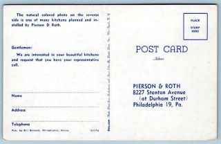 1950 ' s KITCHEN INTERIOR FORMICA MID CENTURY MODERN PIERSON & ROTH PHILADELPHIA 2
