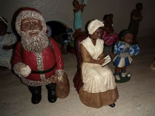 All Gods Children Figurines " Santa,  Cheerleader,  Phyllis Wheatley