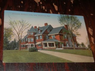 Stockbridge Ma - 1910 Postcard - Clovercroft - Residence Of Mrs.  Iasigi