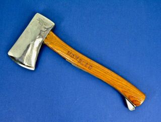 Marbles Small Hatchet 9 Gladstone,  Mich USA w Blade Protector; Prob.  Refinished 4