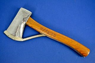 Marbles Small Hatchet 9 Gladstone,  Mich USA w Blade Protector; Prob.  Refinished 5