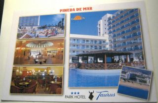 Spain Barcelona Pineda De Mar Park Hotel Taurus Nh - 206 - Posted