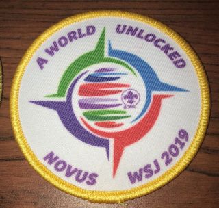 2019 World Scout Jamboree WSJ Participation Award Novus Gold & Yellow Set 3