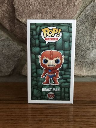 Funko POP Flocked Beast Man 539 Masters of the Universe NYCC 2017 Exclusive 3