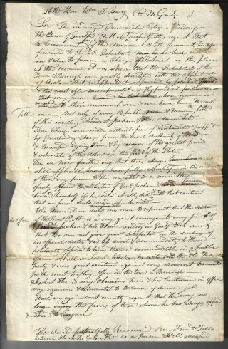 Guilford,  Ct. ,  1833 Political Letter.